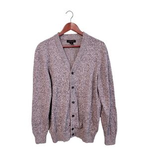 Lachlan British Style Mens Preppy Cotton Business Causal‎ Cardigan Size Large
